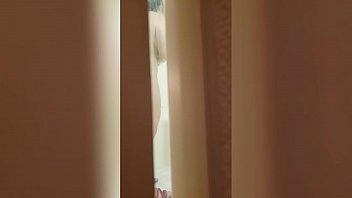 Preview 2 of Aleta Ocean And Police - Espiando en la ducha / Spying in the shower