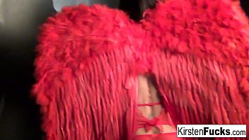 Preview 3 of List Pornstar - Sexy girls with wings tease then fuck each other