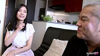 Preview 1 of Stomi Daniels - Old Japanese Men seduce her Teen Classmate to Fuck and Creampie in uncensored JAV Porn