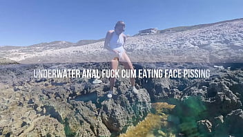 Preview 1 of 3xxxi Video - UNDERWATER ANAL SEX Cum eat Mouth PISS