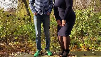 Preview 1 of Stop Licking - Curvy mother-in-law put on stockings for me