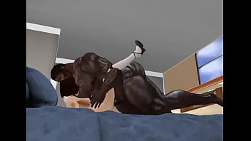 Preview 3 of Video Awek Bertudung Amput - huge black hunk clinton mcdonaald gets asian pussy after away game