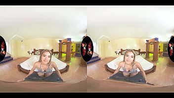 Preview 2 of Office Planner - VRLatina.com - Horny Young Babe with Big Tits in VR