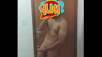 Preview 1 of 24 Y O Big Ass - Horny in front of the mirror looking for someone to swallow my load