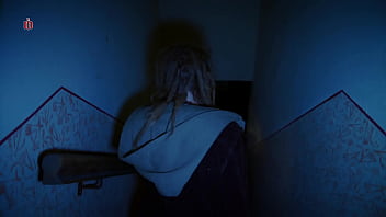 Preview 1 of Cute Teen Solo Download Video - House of Madness - Halloween Trailer