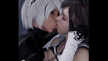 Preview 4 of Little Girls With Big Lack - Kiss