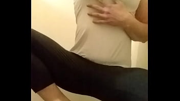 Preview 1 of Hard Anal Tube - Gay SissyToes in blonde wig &amp_ new outfit!!