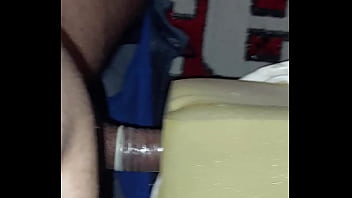 Preview 3 of Indian Vavi Sex Video - I fuck the mattress with a condom and ejaculate sperm