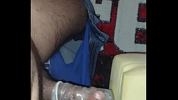 Preview 1 of Indian Vavi Sex Video - I fuck the mattress with a condom and ejaculate sperm