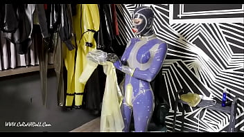 Preview 3 of Sex Xxzmx H - 4 layers of latex Fetish b. Play