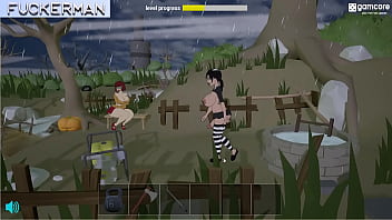 Preview 3 of Amber Girls Do Porn - Complete Gameplay - Halloween,  Bambook