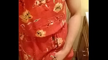 Preview 3 of Gym Wrong - SissyToes in &quot_his&quot_ girly dress showing off &quot_his&quot_ tiny,  clitty cock!!!!