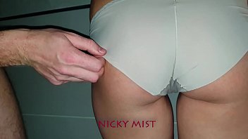 Preview 1 of Vergen Nety Sex - Cumming in panties of my stepsister before her parents come