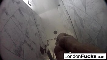 Preview 2 of Hyderabad Muslim Aunty - London Keyes takes a hidden camera shower