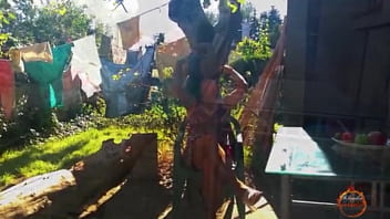 Preview 2 of I Desi Girl - KlaudiaAmberGirl outdoor COMPILATION #2