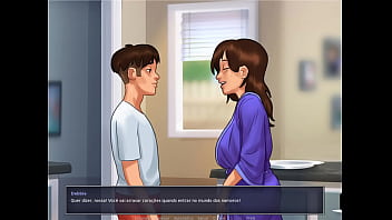 Preview 2 of Www Pak Xxx - Summertime Saga ep 27 - Treino de Beijo com Debbie