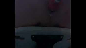 Preview 2 of Big Natural Tits Teen Big Cook - A quickey on the barstool