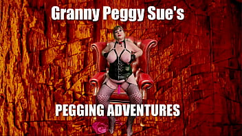 Preview 1 of Paletta Ocean - Granny Peggy Sue: Let Me Peg You Then I&rsquo_ll Suck Ur Cock &amp_ Let You Cum In My Mouth