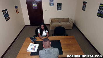 Preview 1 of Abures Schools - Stepmom Naomi Foxxx getting her pussy pounded by both men her stepson and the principal in Mr Gitzwells office