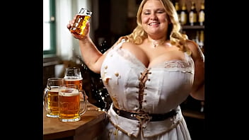 Preview 2 of Two Girl Xnxx Viods - Bouncy German BBW preview (AI generated)