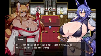 Preview 3 of Two Lesbian Younger Lucky Boy - Descobrindo a verdadeira intens&atilde_o de uma amiga e conseguindo a liberdade da maldi&ccedil_&atilde_o - Horny Adventurer Karen - Parte 3