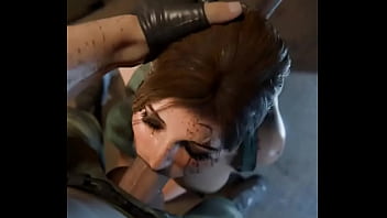Preview 3 of Mumbai Bar - Tomb Raider Blowjob