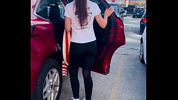 Preview 4 of Asian Teen Spy Rape - Compilation of my dressing up at the car