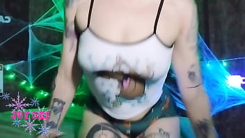 Preview 3 of Ben 10 Xxxxxxxx - I went to set up the Halloween scene... I was very horny asking for milk
