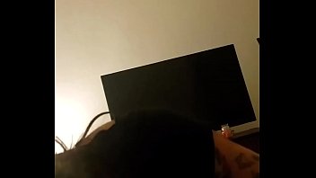 Preview 1 of Sunny Lione Black - Gagging on my new dick. Tinder suck buddy