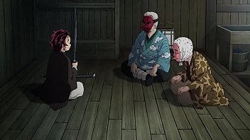 Preview 4 of Muslims Girl Wet Pussy - kimetsu no yaiba 5 sub espa&ntilde_ol gente rara y grande con y blka bla bla
