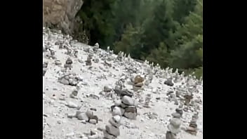 Preview 3 of Huge Black Dick Cums Face - Hippie paradise,  thanks to all the stacked stones! ?Do you ever stack stones when you&#039_re out in nature?#HippiePara...
