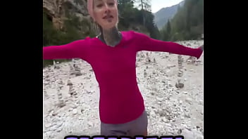 Preview 1 of Huge Black Dick Cums Face - Hippie paradise,  thanks to all the stacked stones! ?Do you ever stack stones when you&#039_re out in nature?#HippiePara...