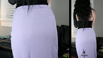 Preview 4 of Pain Hurt Cry - Jazmin? models horrible skirt and awesome bodysuit