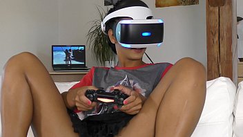 Preview 4 of Twin Arabic - lace panties open legs bare feet soles and hot sexy tight pussy horny gamer girls play with each others