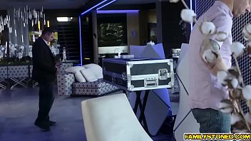 Preview 2 of Bangladeshi Nusrat - Hot blonde stepsis Brooke Karter helps stepbro feel better and let him have her tight pussy!