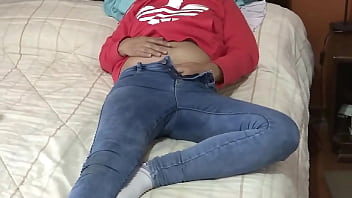 Preview 4 of Sexy Asian On Webcam - Great compilation,  stepmom pulls down her jeans and panties to masturbate and get fucked