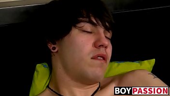 Preview 4 of Big Hips Teacher Penis Boy - Twinks ass filled with big plastic dildo as he moans loud