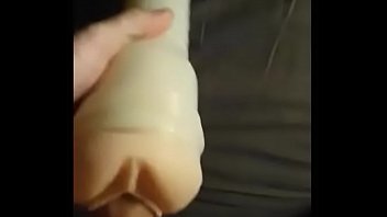 Preview 4 of Pron Star Shanti Dynamite - Filling Up My Riley Reid Fleshlight With My Hard Cock Hot