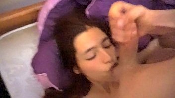 Preview 2 of Marry Queen New - Deep Throat. Beautiful young cumshot wakes up wanting to suck her boyfriend&#039_s cock