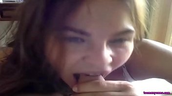 Preview 3 of Xxxnx Indir - Russian husband and hot wife is having sex on camera. He is titillating her pussy with white feather and they having rough sex after that.