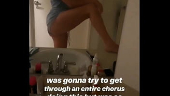 Preview 4 of Big Black Cruck Xxx Videos - Gabbie Hanna (The Gabbie Show) shaking her ass