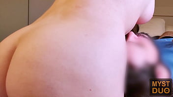 Preview 2 of Hard And Fast Fuck - Big ass girl puts her boobs in her stepfather&#039_s face - Myst Duo
