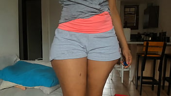 Preview 2 of Sandals Footjobsa - Hard white cock sucked on by horny black amateur
