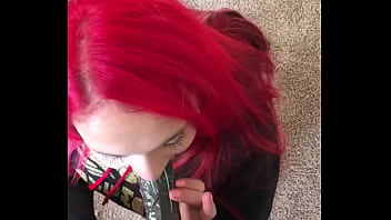 Preview 1 of Sagsi Xxxx - Redhead tries to fit BBC in throat boyfriend calls