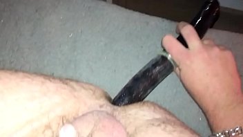 Preview 1 of Xxx Hd Bij - Duo dildo 44 cm al the way in my ass