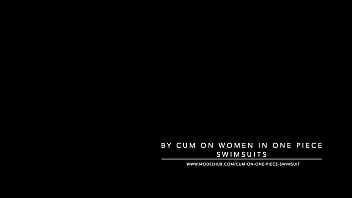 Preview 4 of Pasegnet Mother - Cum On Swimsuit Compilation from Cum On Women In One Piece Swimsuits