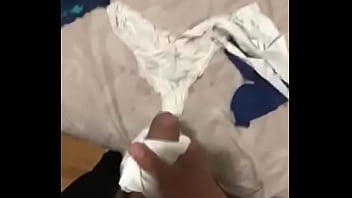 Preview 4 of Indian Bule Movie - Jerking off to my step moms panties