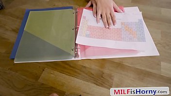 Preview 1 of Porn On Trees - Gorgeous Stepmom Motivates Studying - Lexi Luna
