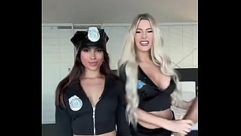 Preview 4 of Sunny Leone Bum Fucking - Baby Police,  put your hands up!! ? Happy Halloween!!! ?️?#Halloween