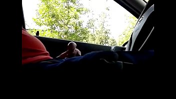 Preview 3 of Mmale West Com - Flashing cock in car